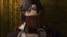 a man with long hair is holding a book that says ' loneliness ' on the cover
