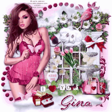 Gina101 I Love You GIF
