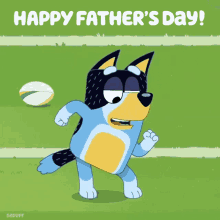 bluey fathers day bandit dad dance