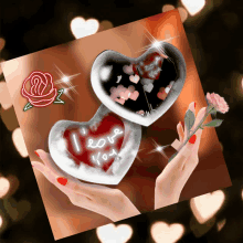 I Love You Boldog Valentinnapot GIF - I Love You Boldog Valentinnapot Valentinnap GIFs