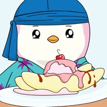 Delicious Ice Cream GIF - Delicious Ice Cream Penguin GIFs