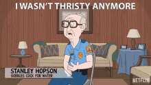 I Wasnt Thristy Anymore Stanley Hopson GIF - I Wasnt Thristy Anymore Stanley Hopson Paradise Pd GIFs