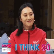 I Think So Zhang Hong GIF - I Think So Zhang Hong Youth Olympic Games GIFs