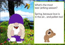 Here Comes Spring Gnome GIF - Here Comes Spring Gnome GIFs