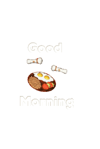 Good Morning Breakfast Sticker