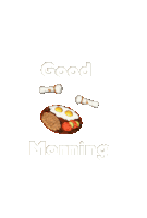 Good Morning Breakfast Sticker - Good Morning Breakfast Stickers