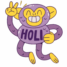 mono monito monkey cute adorable holi