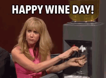 National Wine Day GIF - Happ Wine Day Kristen Wiig One Last Drink GIFs