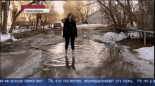Jump Over The Water! GIF - Ice Pond Melt GIFs