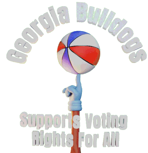 Georgia Bulldogs Georgia Sticker - Georgia Bulldogs Georgia Georgia Voting Stickers