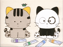 Tama And Friends Cats GIF - Tama And Friends Cats Duo GIFs