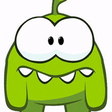 face twitching om nom cut the rope oh no what just happened