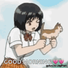 Anime Girl GIF - Anime Girl Cat GIFs