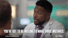 Youve Got To Be Willing To Make Those Mistakes Dr Floyd Reynolds GIF - Youve Got To Be Willing To Make Those Mistakes Dr Floyd Reynolds New Amsterdam GIFs