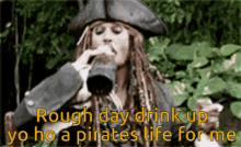 Jack Sparrow Rough Day GIF - Jack Sparrow Rough Day Bad Day GIFs