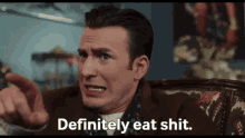 Knives Out Chris Evans GIF - Knives Out Chris Evans Eat Shit GIFs