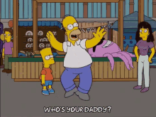 whos your daddy homer simpson the simpsons