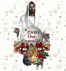 Merry Christmas Love Jesus GIF - Merry Christmas Love Jesus Our Greatest Gift GIFs