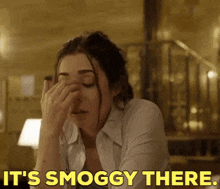 Modern Love Maggie Mitchell GIF - Modern Love Maggie Mitchell Its Smoggy There GIFs