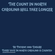 The Count In North Carolina Will Take Longer Voting Overseas GIF - The Count In North Carolina Will Take Longer Voting Overseas Absentee Ballots GIFs
