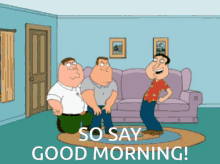 Family Guy Joe Swanson GIF - Family Guy Joe Swanson So Say Good Morning GIFs