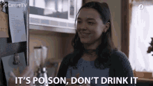 its poison dont drink it its nasty stop dont do it