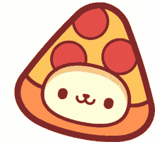 piffle cat cute kawaii pizza