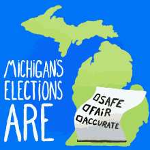 Michigan Elections Are Safe Fair Accurate Fair Elections GIF - Michigan Elections Are Safe Fair Accurate Fair Elections Safe Elections GIFs