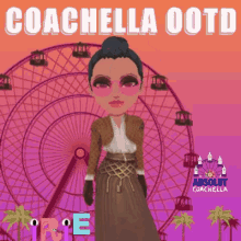 Coachella Ootd Music Festival GIF - Coachella Ootd Music Festival Lignon Lou Cynthia GIFs