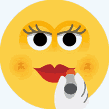Makeup Kissy GIF - Makeup Kissy Skype Emoji GIFs