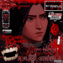 a picture of a vampire with the words emo vampirey on the bottom