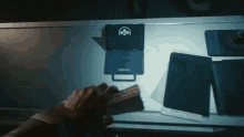 Counting Money Cyberpunk2077 GIF - Counting Money Cyberpunk2077 Counting Stacks GIFs