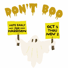 dont boo spooky season vote early early vote election2020