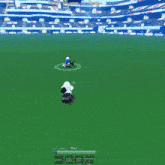 a soccer field with a white box in the middle that says ' 00:00 '