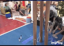 Paolo Ciavarro Fell Off The Chair GIF - Paolo Ciavarro Fell Off The Chair Oops GIFs