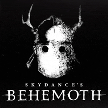 a poster for skydance 's benemoth with a deer head on it