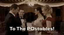 signed sealed delivered postables eric mabius geoff gustafson kristin booth