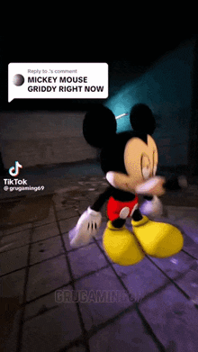 Mickey Mouse Griddy GIF - Mickey Mouse Griddy Fortnite GIFs