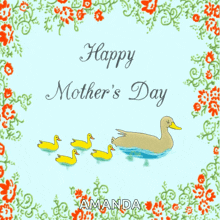 Mothers Day Ducklings GIF
