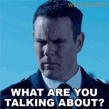 What Are You Talking About Matthew Fletcher GIF - What Are You Talking About Matthew Fletcher Wentworth GIFs