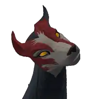 a red and white cat with yellow eyes is looking up at something