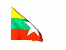 Myanmar Flag GIF - Myanmar Flag Flag Of Myanmar GIFs