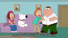 Family Guy King GIF - Family Guy King Garbage GIFs
