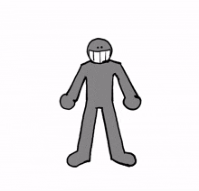 a drawing of a person covering their face with their hands and making a heart shape .