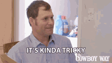 Its Kinda Tricky Booger Brown GIF - Its Kinda Tricky Booger Brown The Cowboy Way GIFs