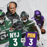 Minnesota Vikings (3) Vs. New York Jets (3) First-second Quarter Break GIF - Nfl National Football League Football League GIFs