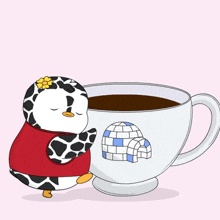 Coffee Tea GIF - Coffee Tea Penguin GIFs