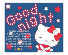 Hello Kitty Goodnight GIF - Hello Kitty Goodnight Smile GIFs