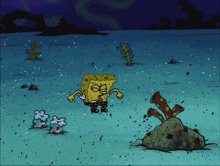 Spongebob Jumping Into Heart GIF - Spongebob Jumping Into Heart Heart Bubble GIFs