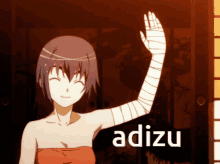 Kanbaru Adizu GIF - Kanbaru Adizu Waving GIFs